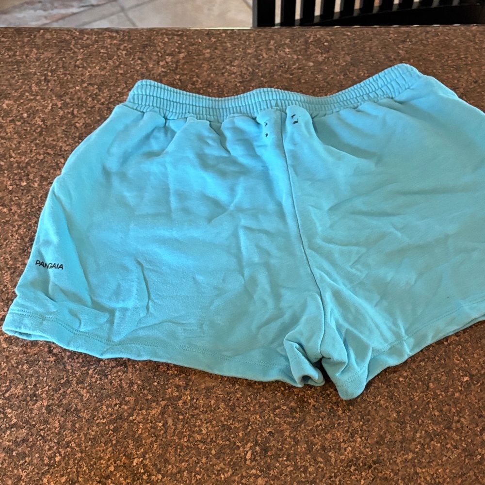 Pangaia Ladies Ocean Blue Sweat Shorts-S